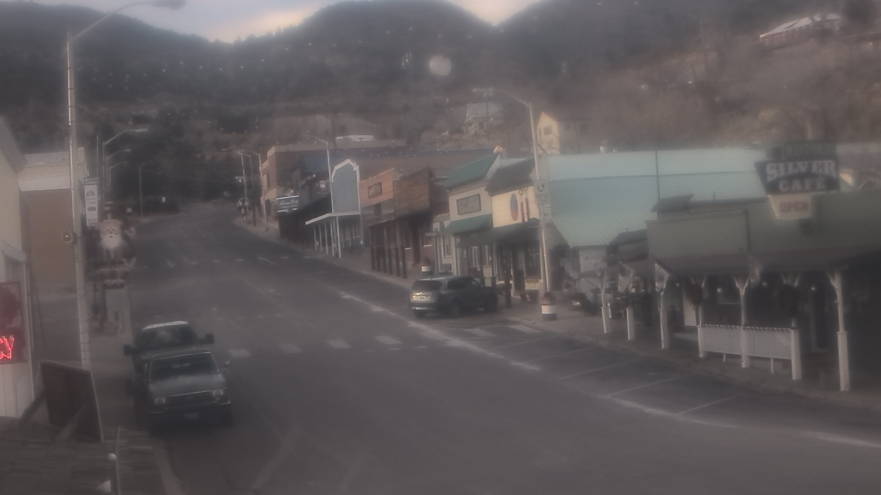 Thumbnail for current weather camera view from Overland Hotel in Pioche, Nevada