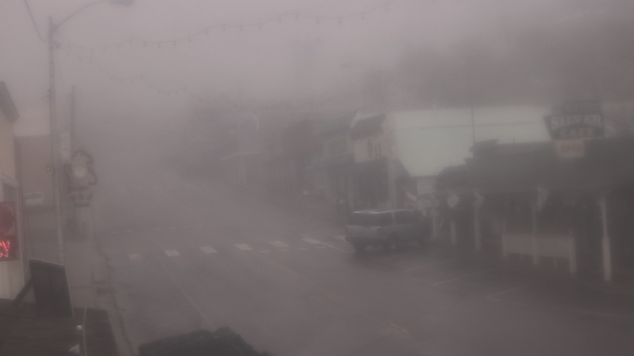 Thumbnail for current weather camera view from Overland Hotel in Pioche, Nevada