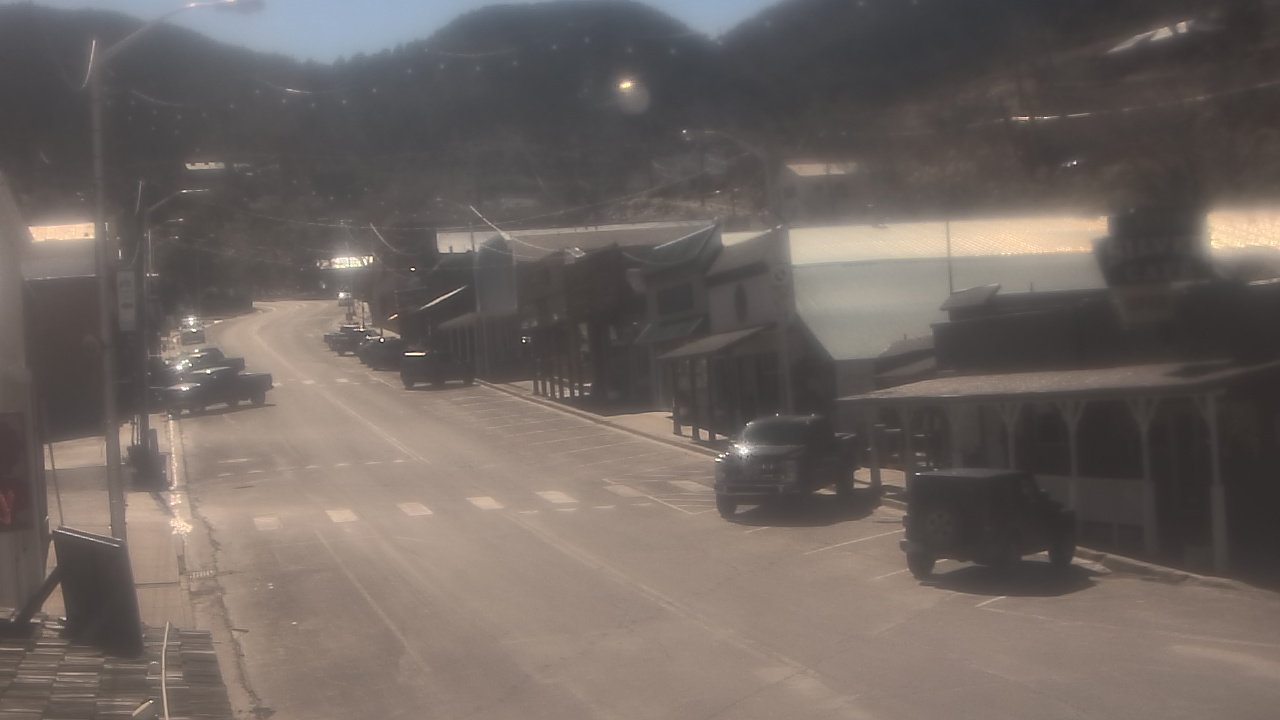 Thumbnail for current weather camera view from Overland Hotel in Pioche, Nevada