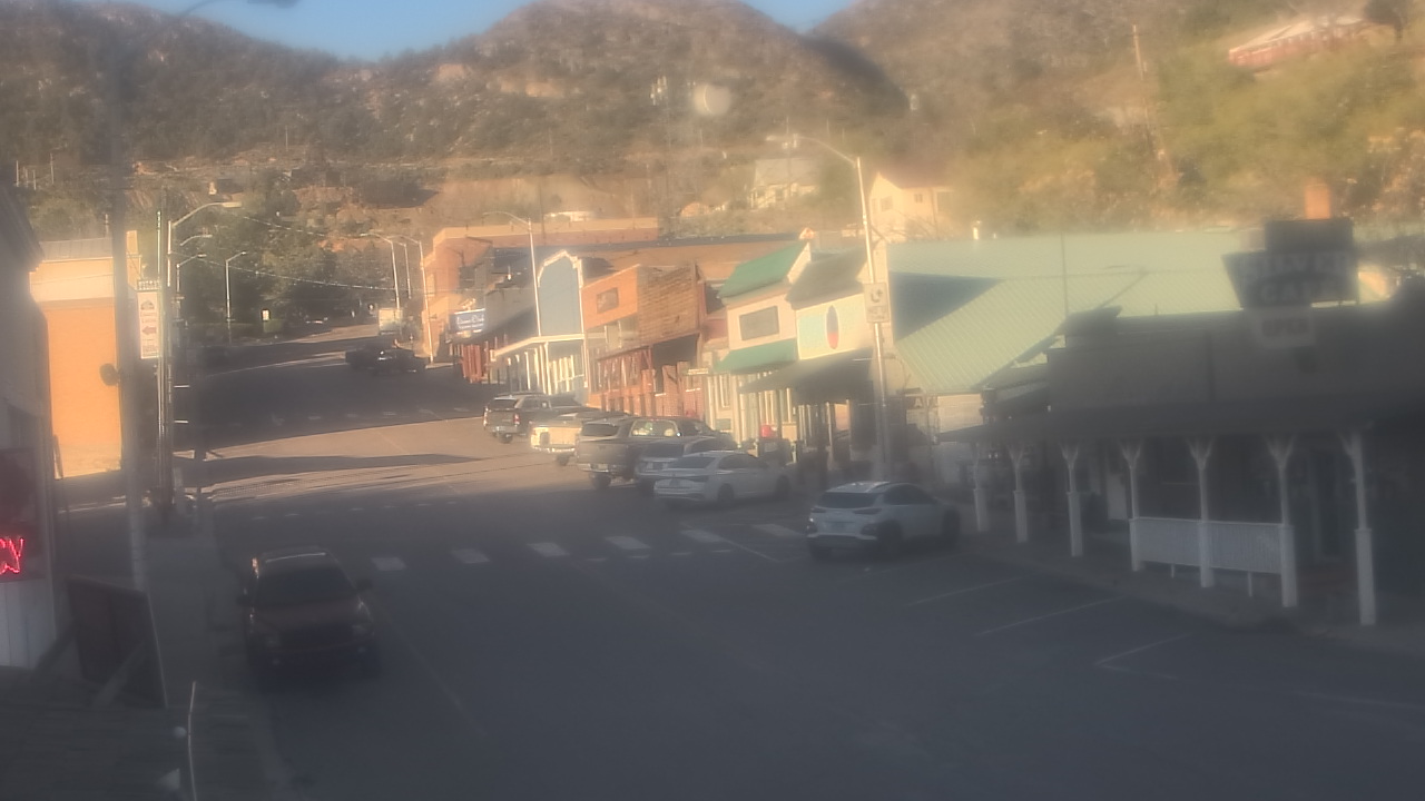 Thumbnail for current weather camera view from Overland Hotel in Pioche, Nevada