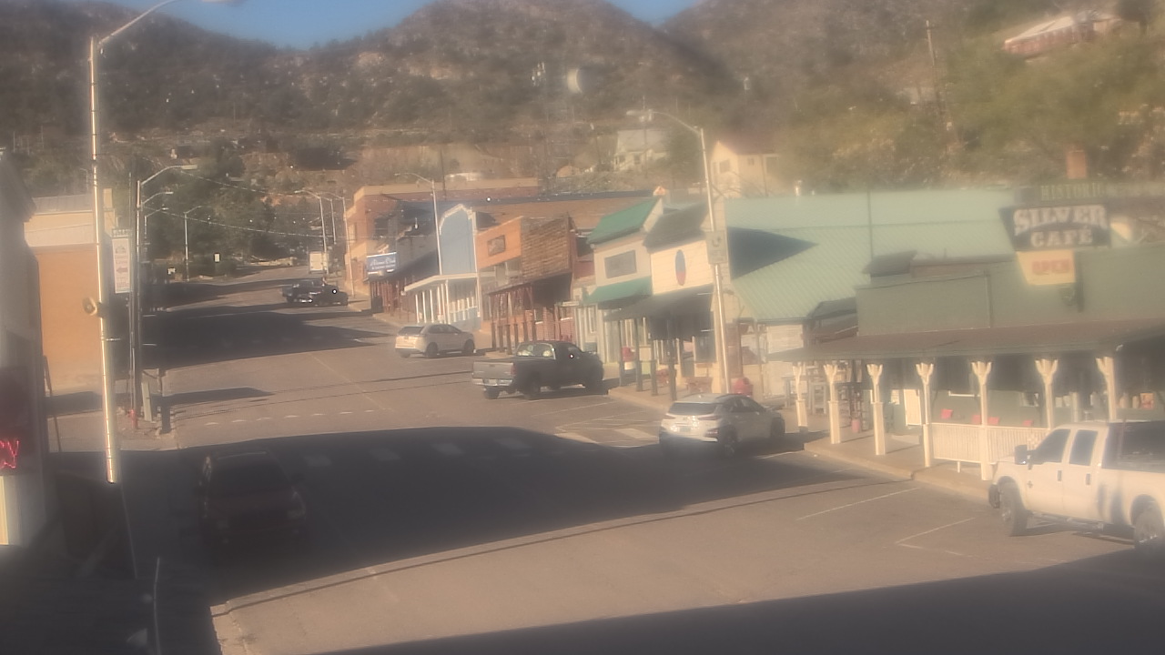 Thumbnail for current weather camera view from Overland Hotel in Pioche, Nevada