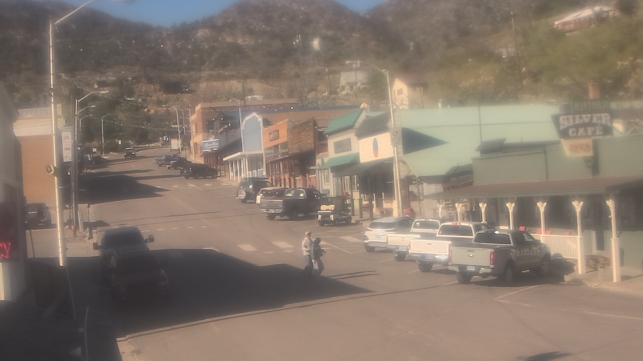 Thumbnail for current weather camera view from Overland Hotel in Pioche, Nevada