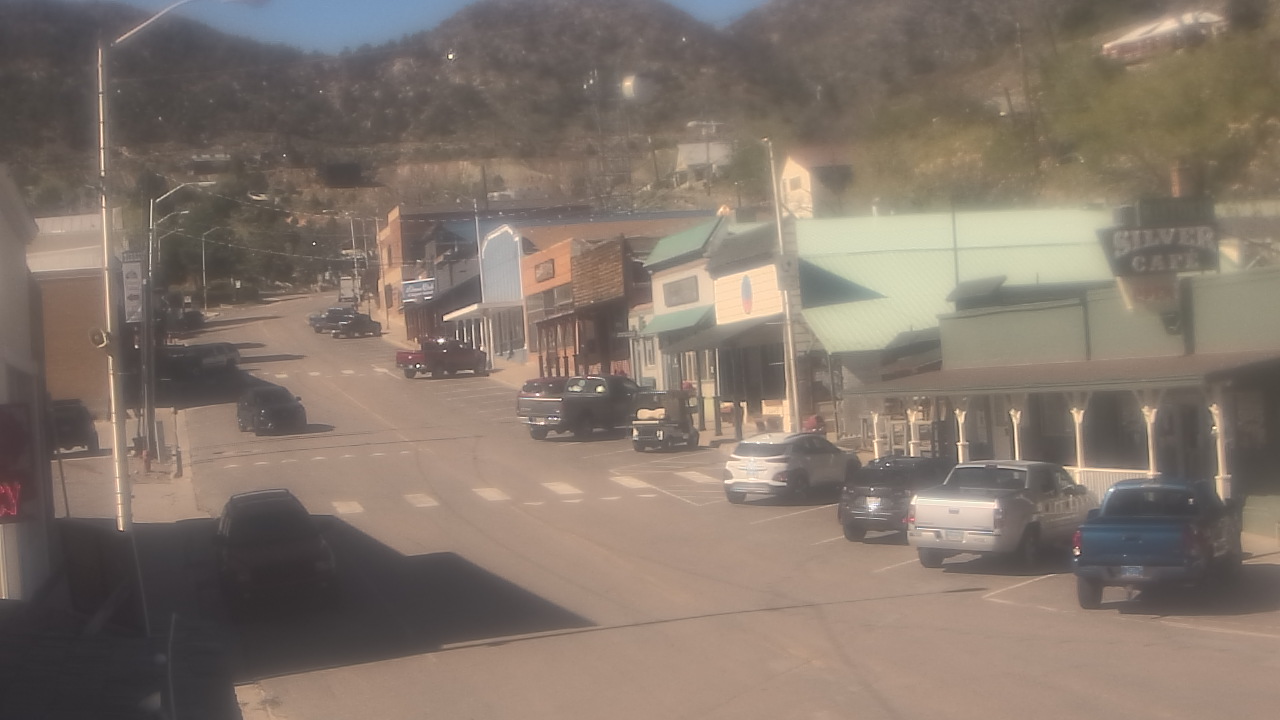 Thumbnail for current weather camera view from Overland Hotel in Pioche, Nevada