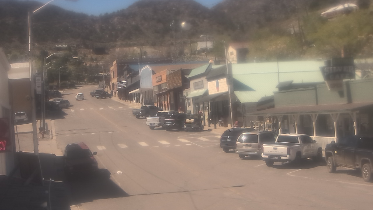 Thumbnail for current weather camera view from Overland Hotel in Pioche, Nevada