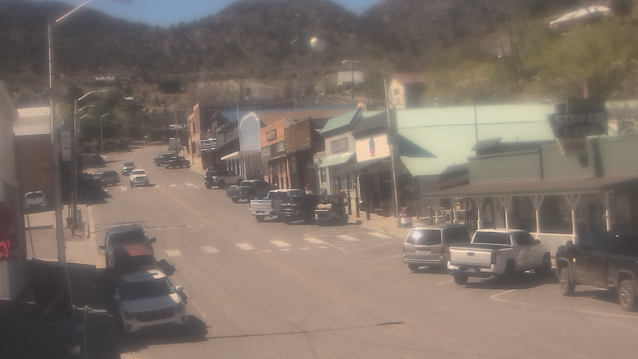 Thumbnail for current weather camera view from Overland Hotel in Pioche, Nevada