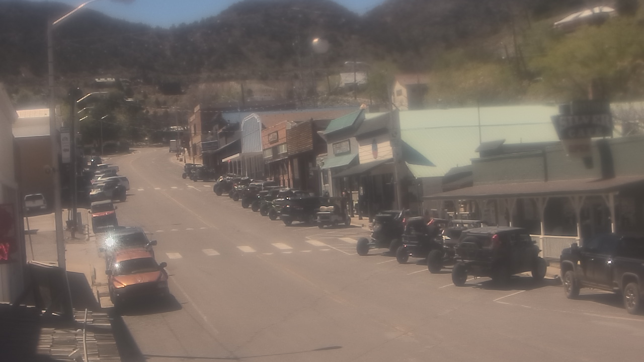 Thumbnail for current weather camera view from Overland Hotel in Pioche, Nevada