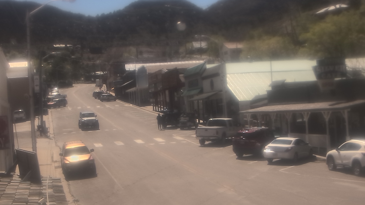 Thumbnail for current weather camera view from Overland Hotel in Pioche, Nevada