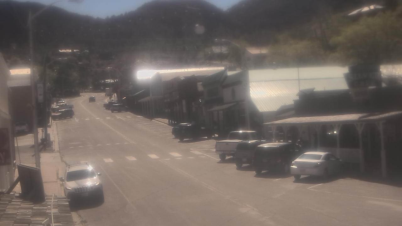 Thumbnail for current weather camera view from Overland Hotel in Pioche, Nevada