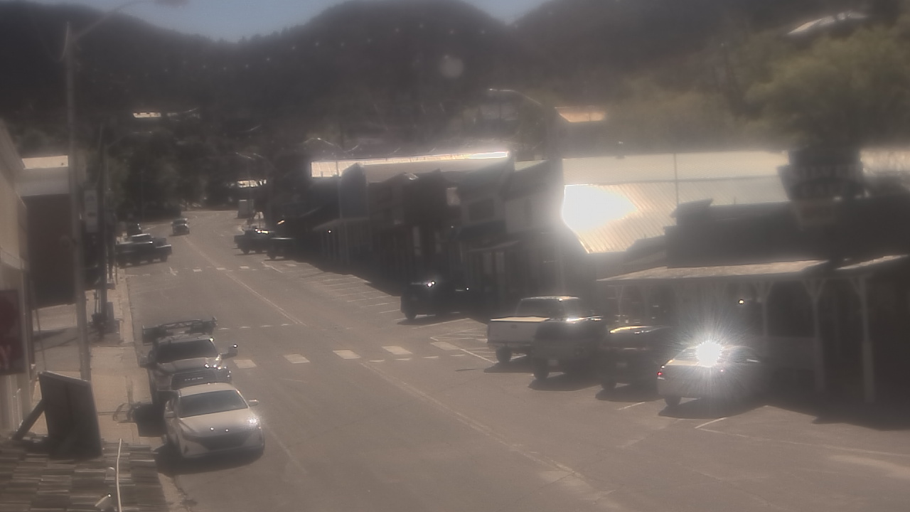 Thumbnail for current weather camera view from Overland Hotel in Pioche, Nevada