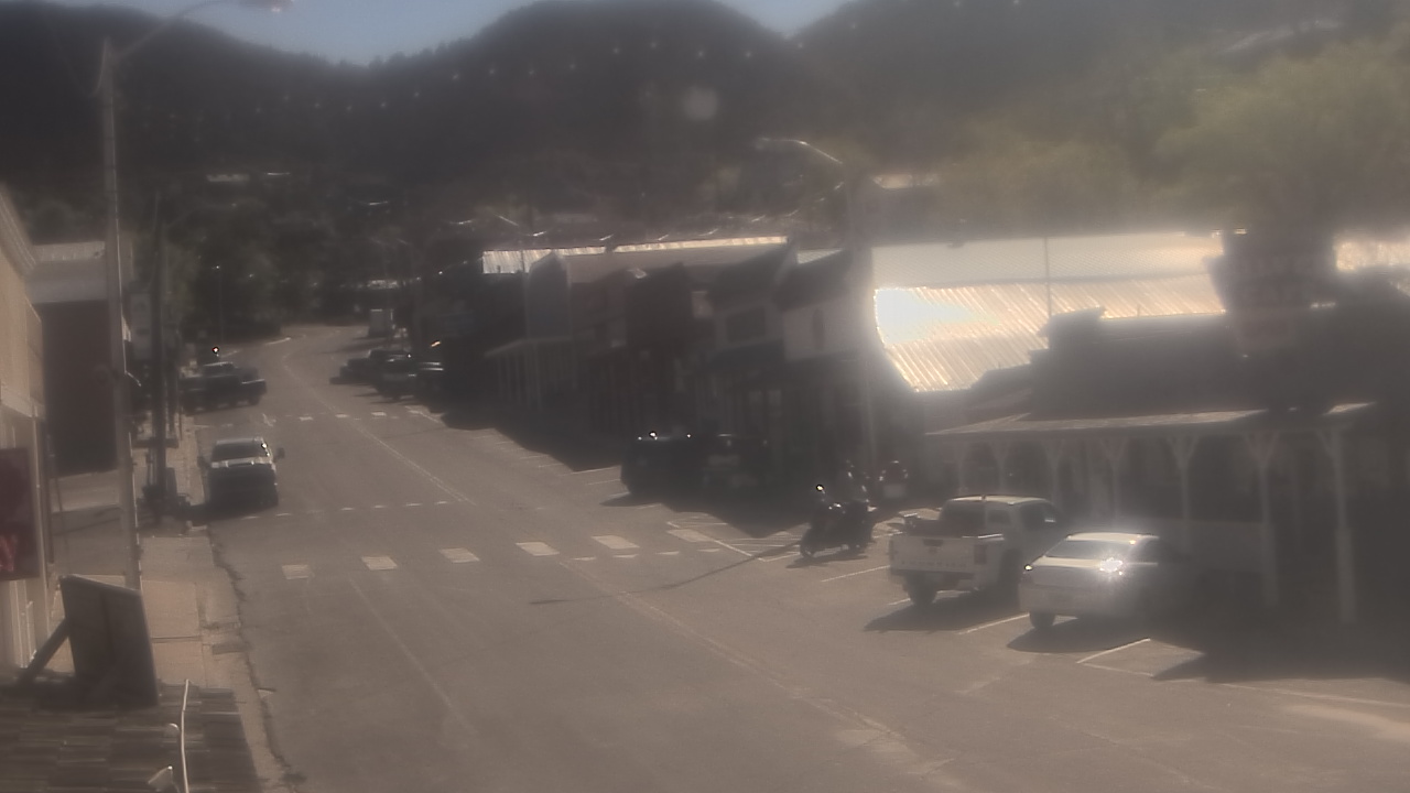 Thumbnail for current weather camera view from Overland Hotel in Pioche, Nevada