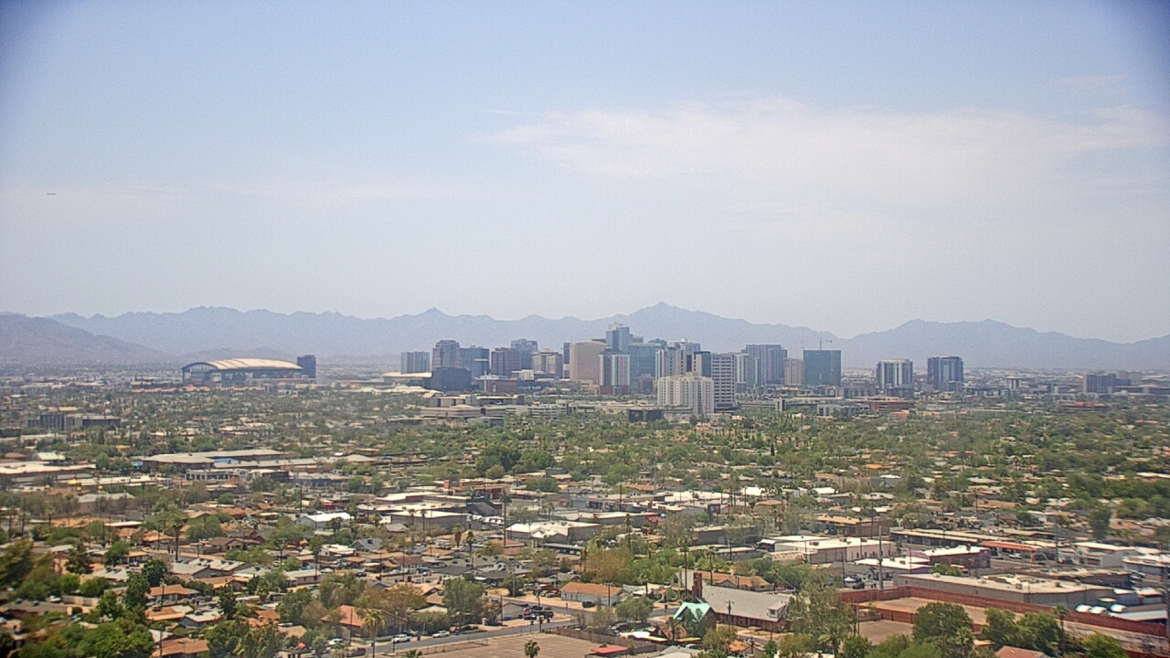 Thumbnail for current weather camera view from Phoenix Children`s Hospital in Phoenix, Arizona