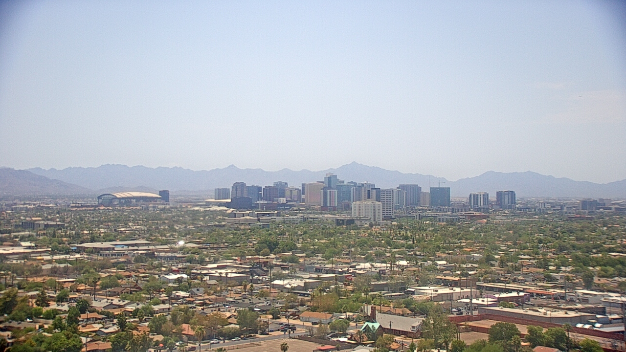 Thumbnail for current weather camera view from Phoenix Children`s Hospital in Phoenix, Arizona