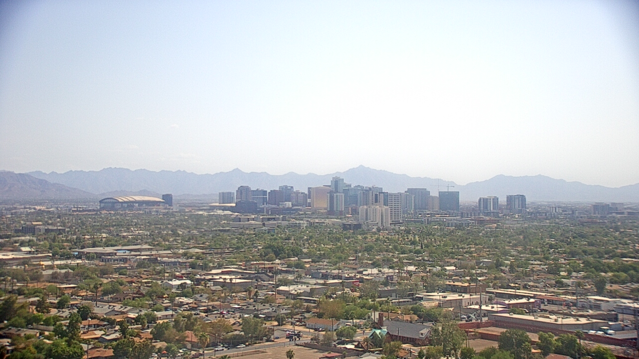 Thumbnail for current weather camera view from Phoenix Children`s Hospital in Phoenix, Arizona