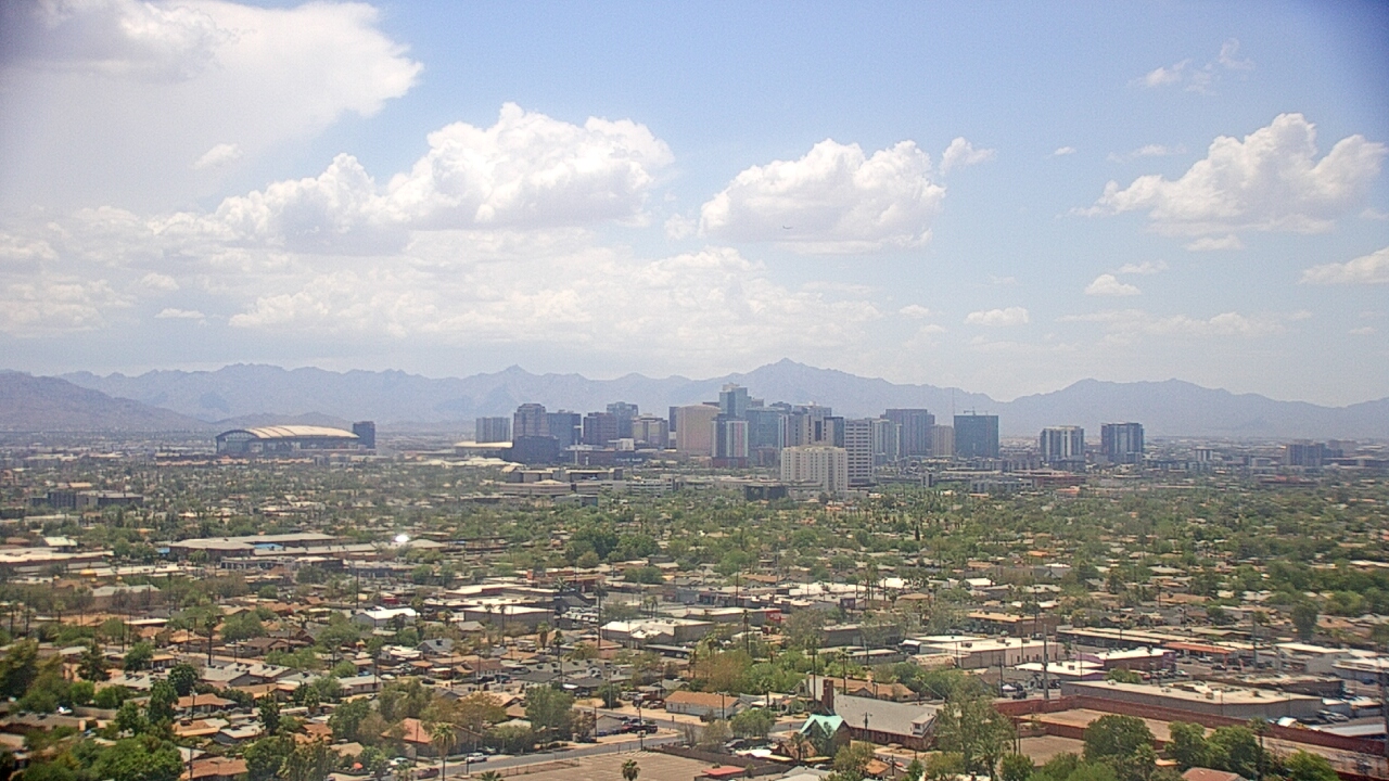 Thumbnail for current weather camera view from Phoenix Children`s Hospital in Phoenix, Arizona