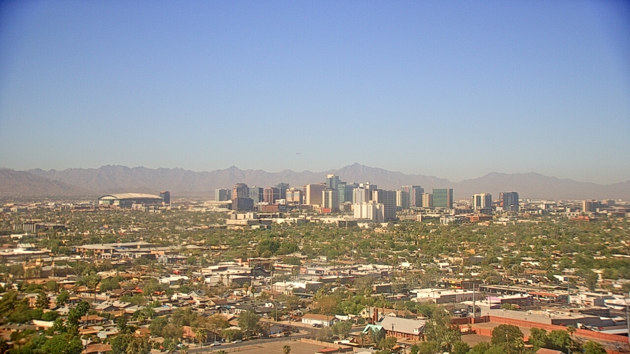Thumbnail for current weather camera view from Phoenix Children`s Hospital in Phoenix, Arizona