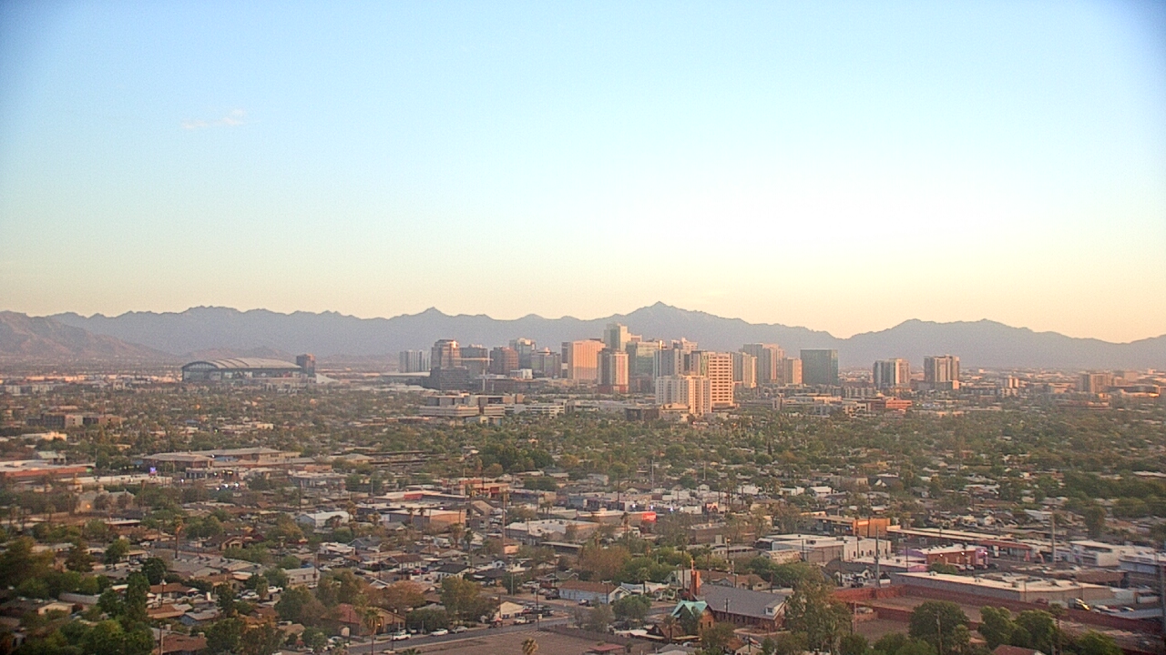 Thumbnail for current weather camera view from Phoenix Children`s Hospital in Phoenix, Arizona