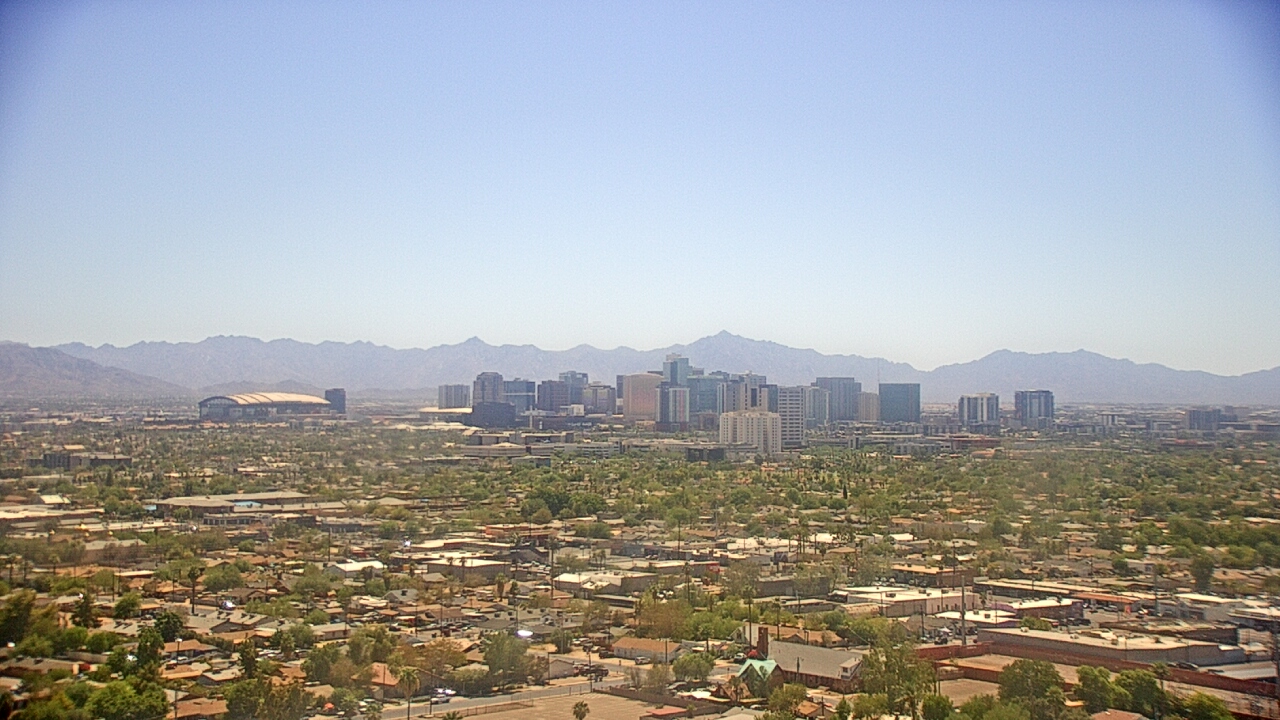 Thumbnail for current weather camera view from Phoenix Children`s Hospital in Phoenix, Arizona