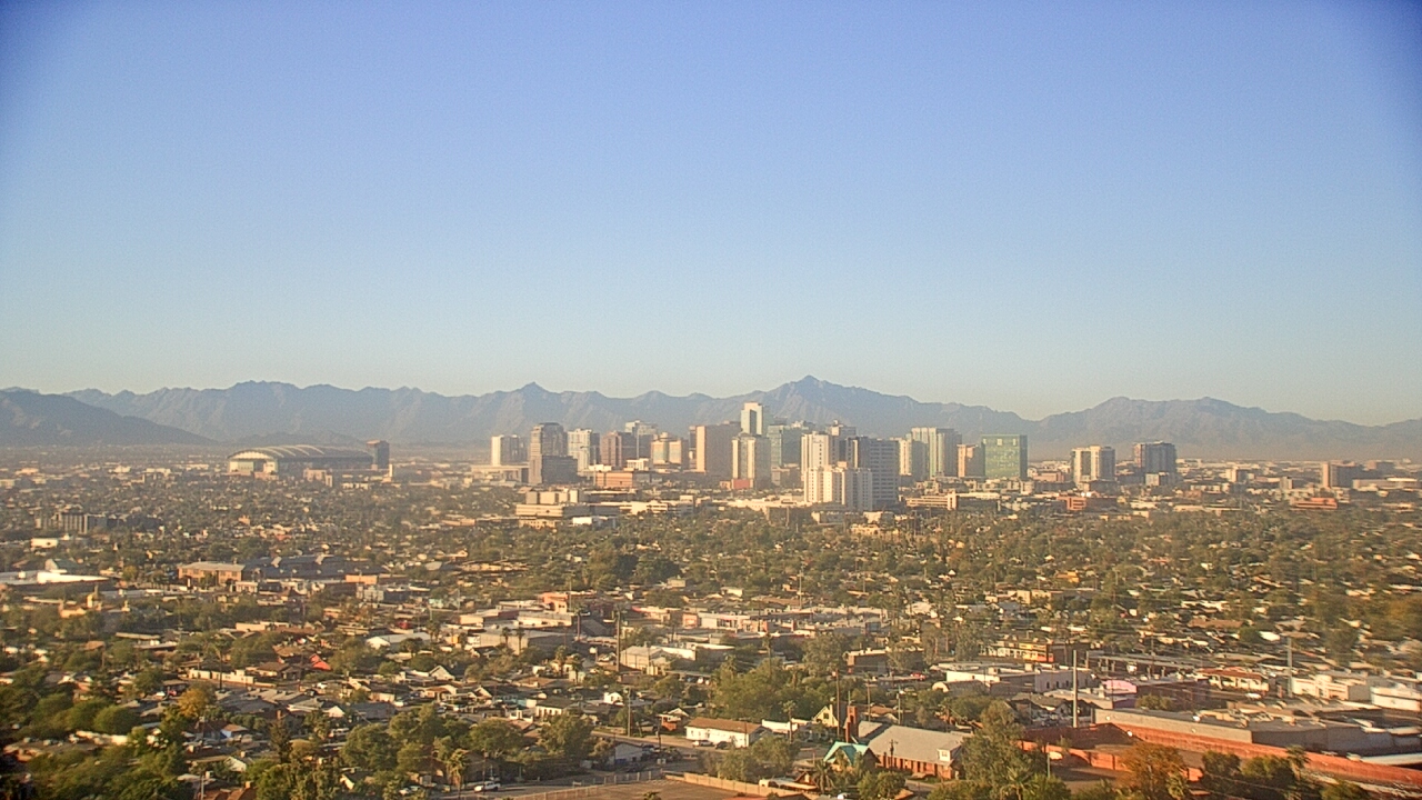 Thumbnail for current weather camera view from Phoenix Children`s Hospital in Phoenix, Arizona
