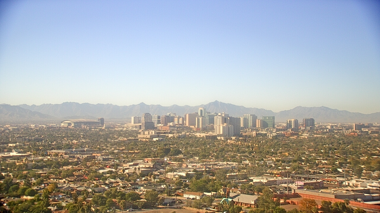 Thumbnail for current weather camera view from Phoenix Children`s Hospital in Phoenix, Arizona