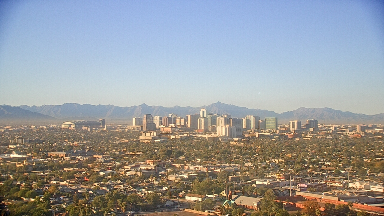 Thumbnail for current weather camera view from Phoenix Children`s Hospital in Phoenix, Arizona