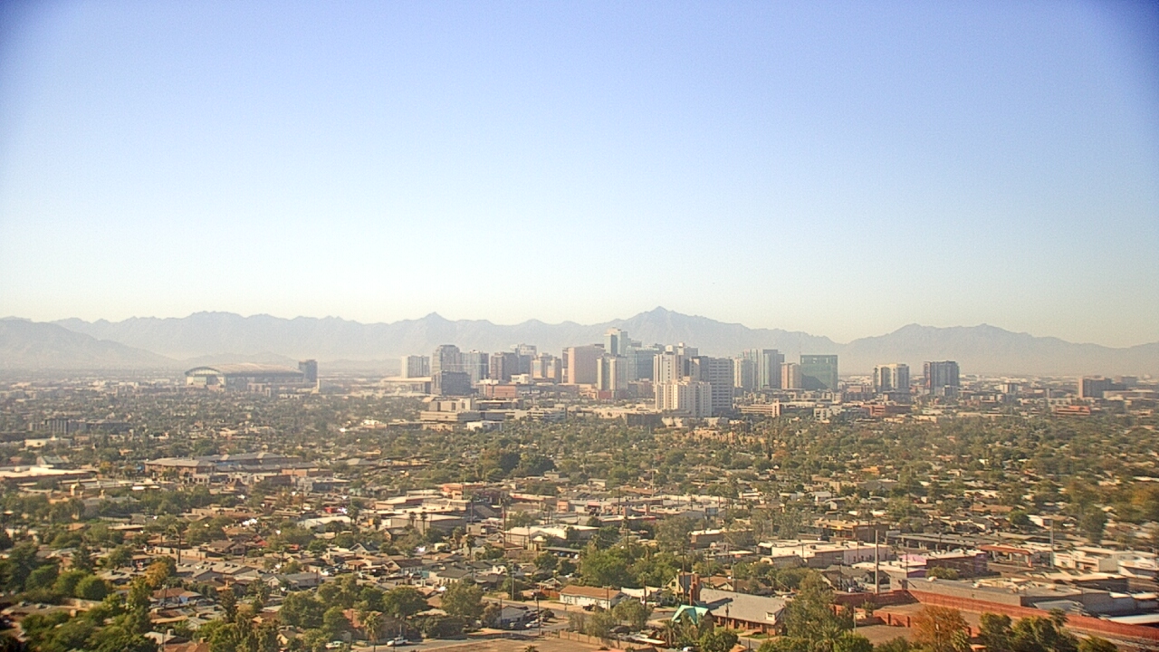 Thumbnail for current weather camera view from Phoenix Children`s Hospital in Phoenix, Arizona