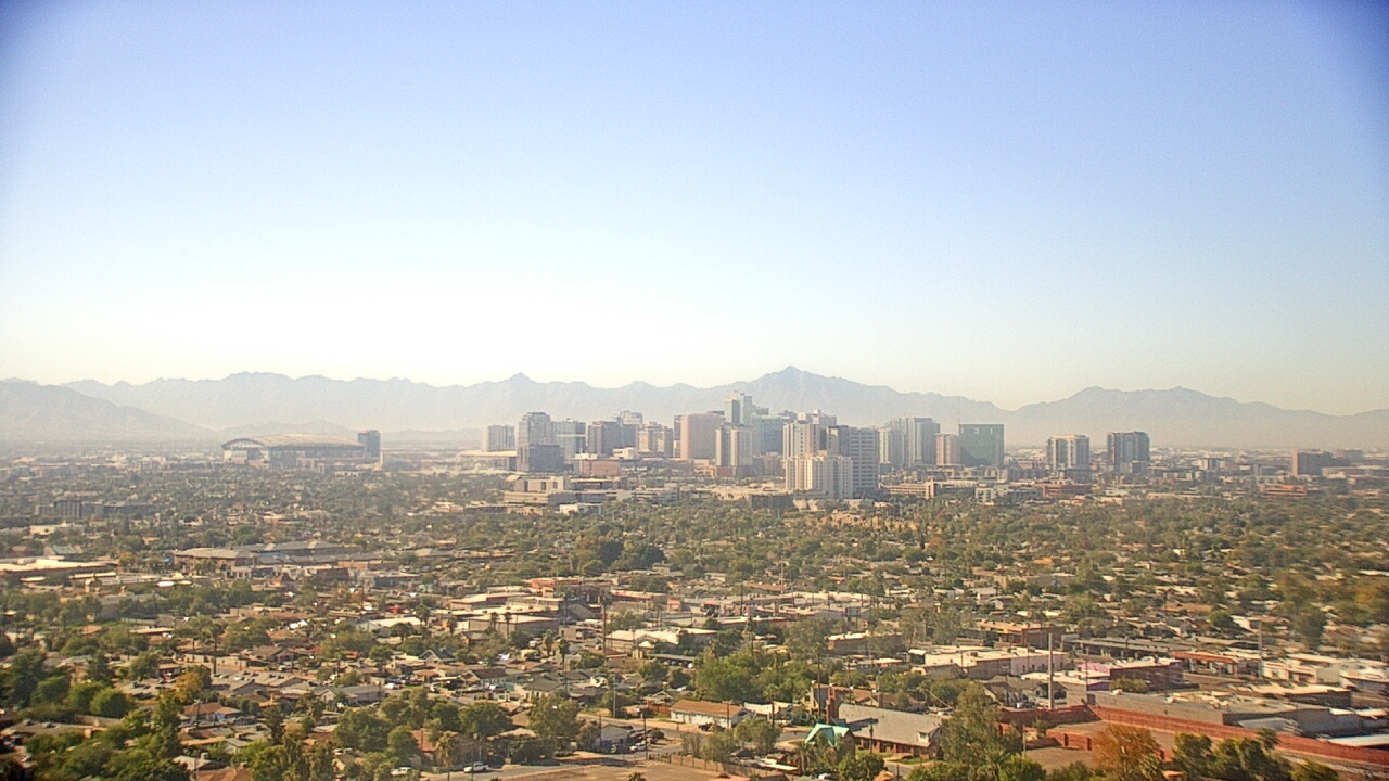 Thumbnail for current weather camera view from Phoenix Children`s Hospital in Phoenix, Arizona