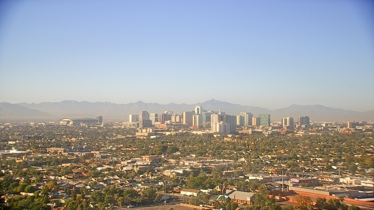 Thumbnail for current weather camera view from Phoenix Children`s Hospital in Phoenix, Arizona