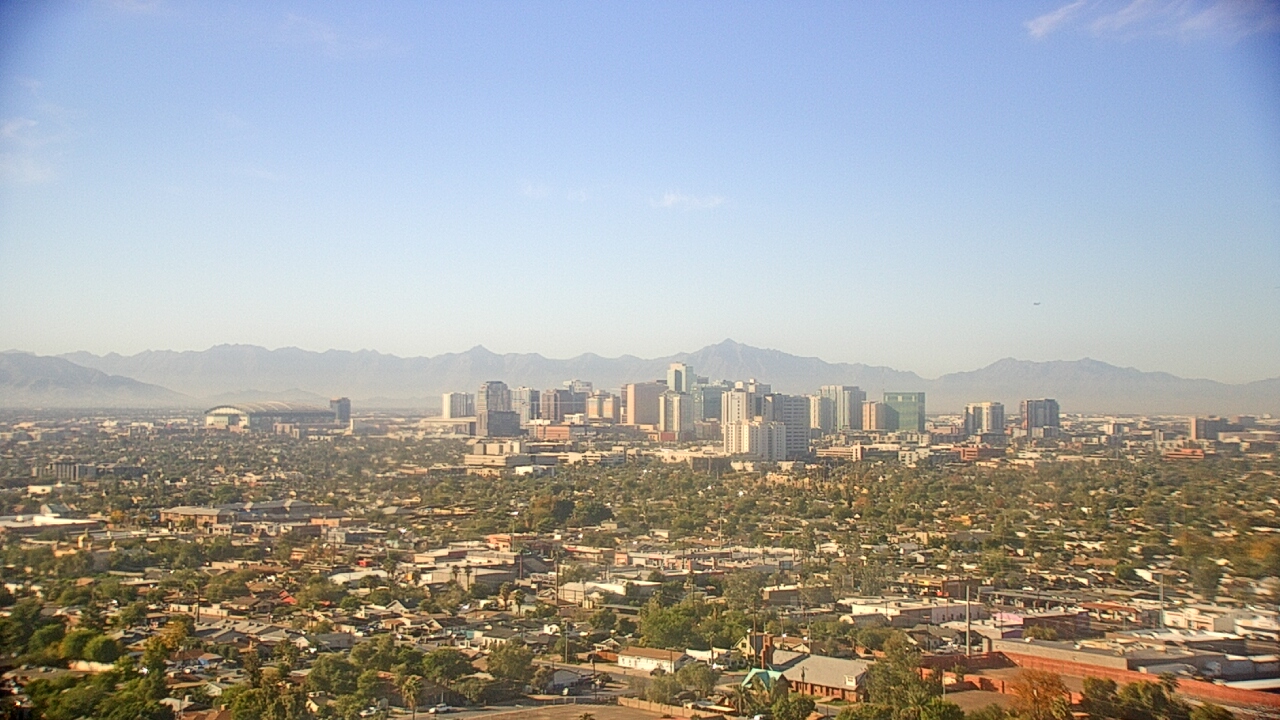 Thumbnail for current weather camera view from Phoenix Children`s Hospital in Phoenix, Arizona