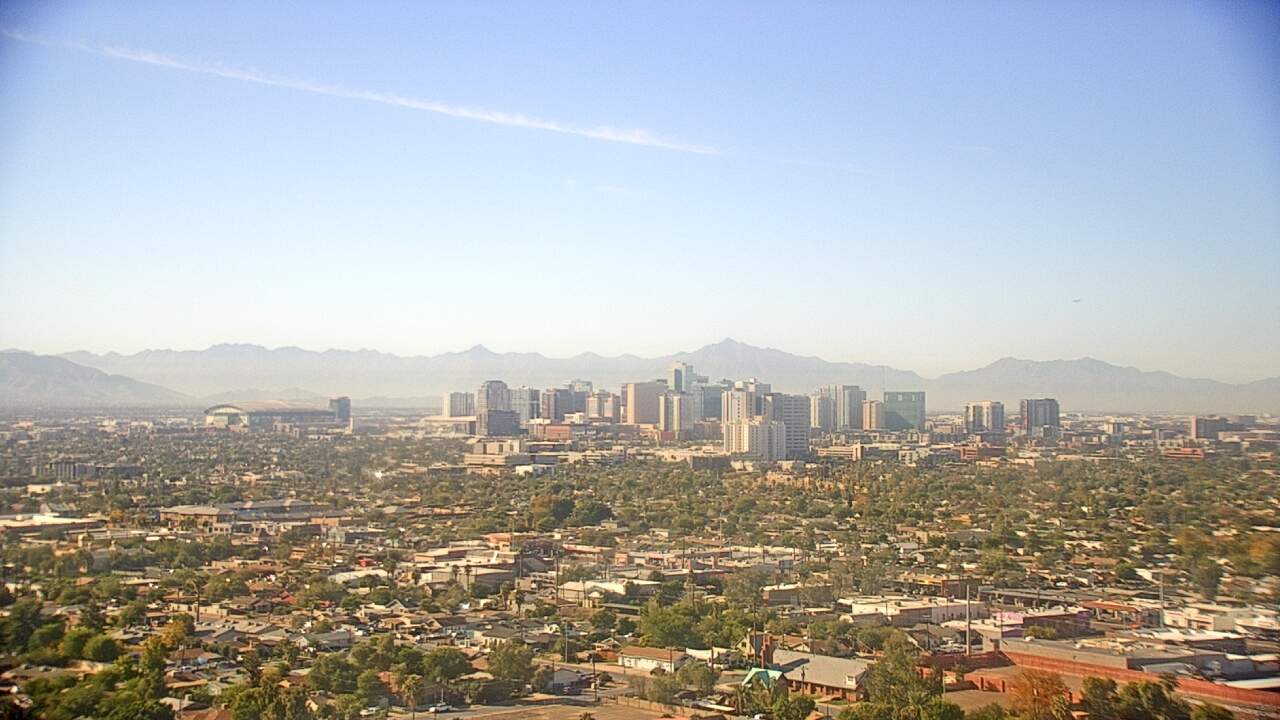 Thumbnail for current weather camera view from Phoenix Children`s Hospital in Phoenix, Arizona