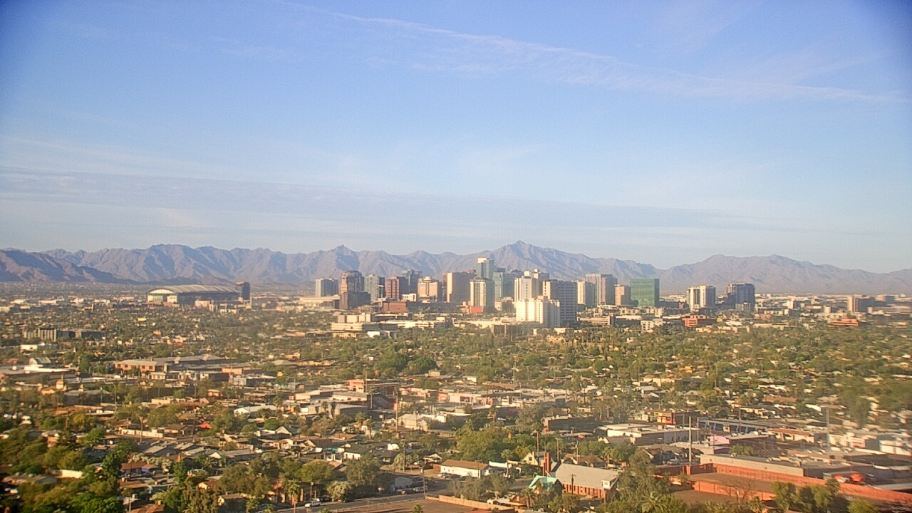Thumbnail for current weather camera view from Phoenix Children`s Hospital in Phoenix, Arizona