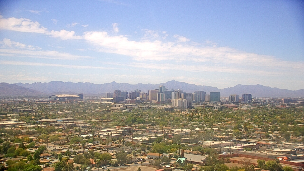 Thumbnail for current weather camera view from Phoenix Children`s Hospital in Phoenix, Arizona