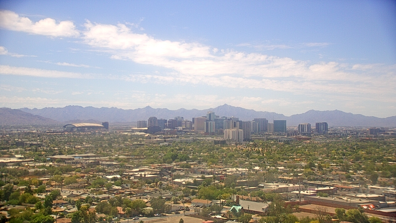 Thumbnail for current weather camera view from Phoenix Children`s Hospital in Phoenix, Arizona