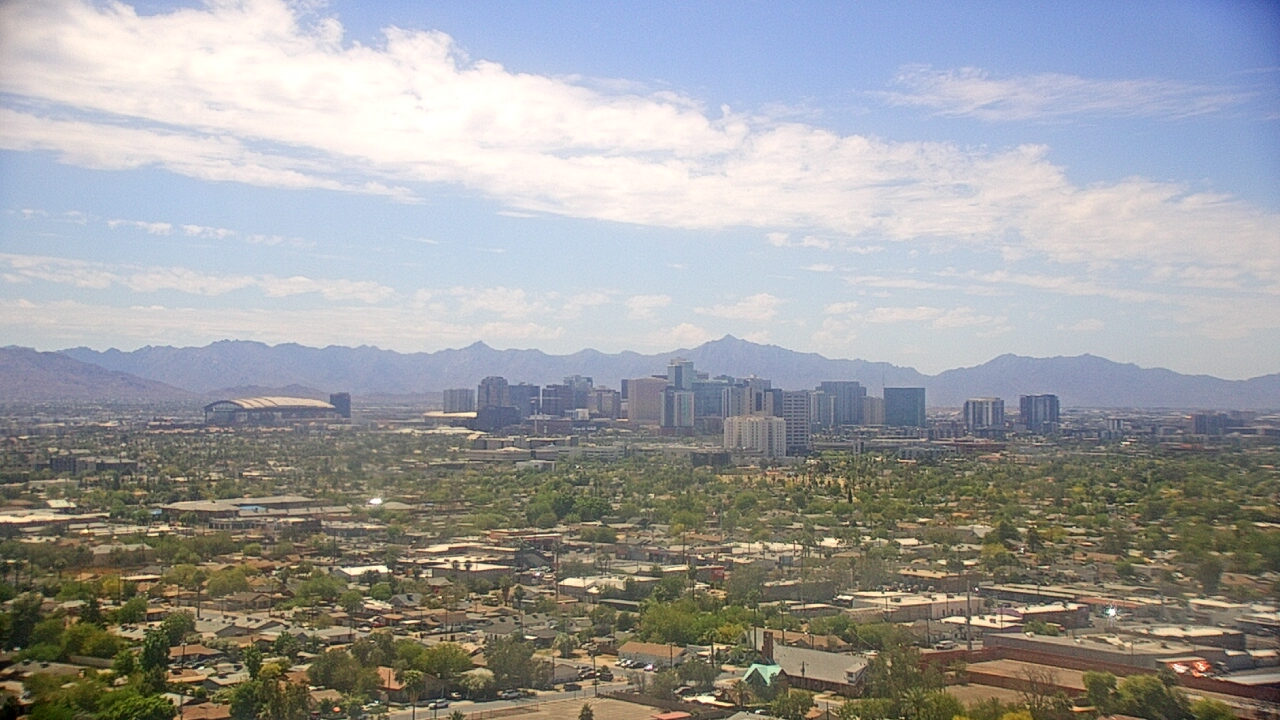 Thumbnail for current weather camera view from Phoenix Children`s Hospital in Phoenix, Arizona