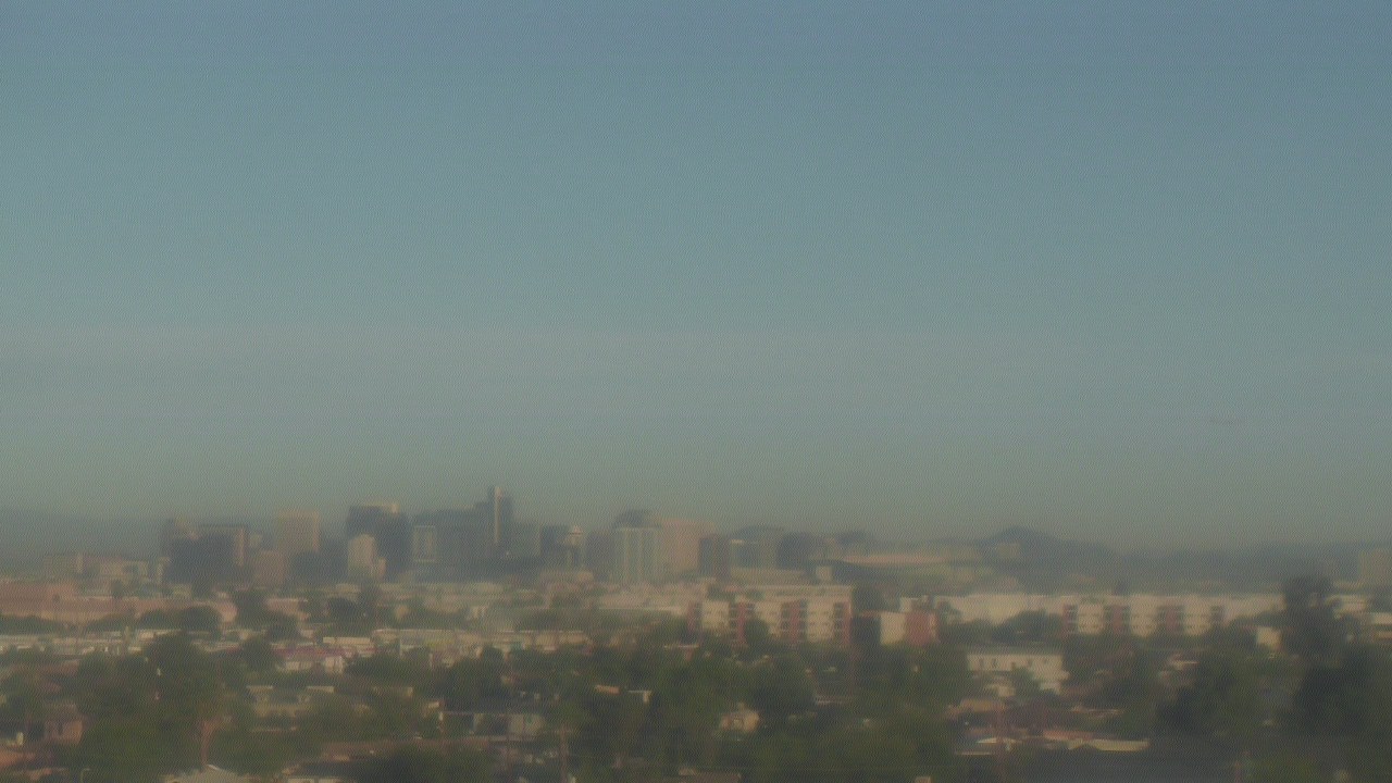 Thumbnail for current weather camera view from South Mountain High School in Phoenix, Arizona