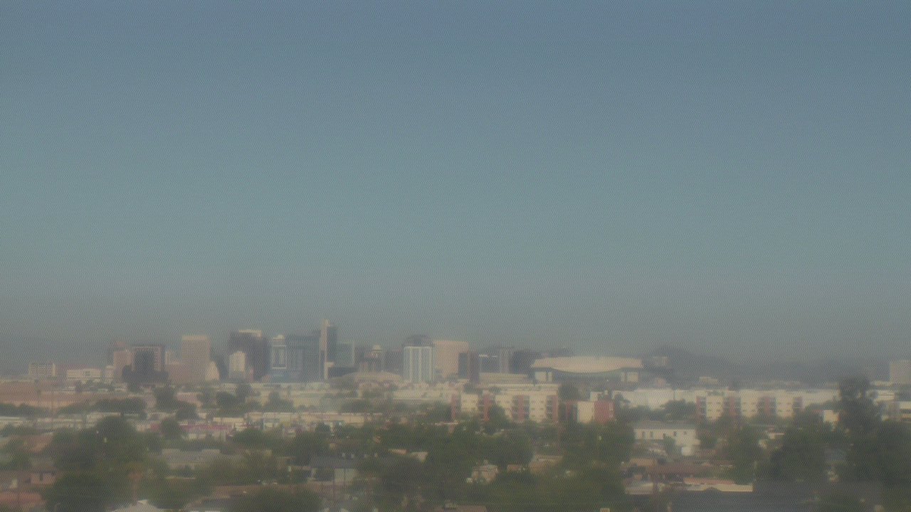 Thumbnail for current weather camera view from South Mountain High School in Phoenix, Arizona