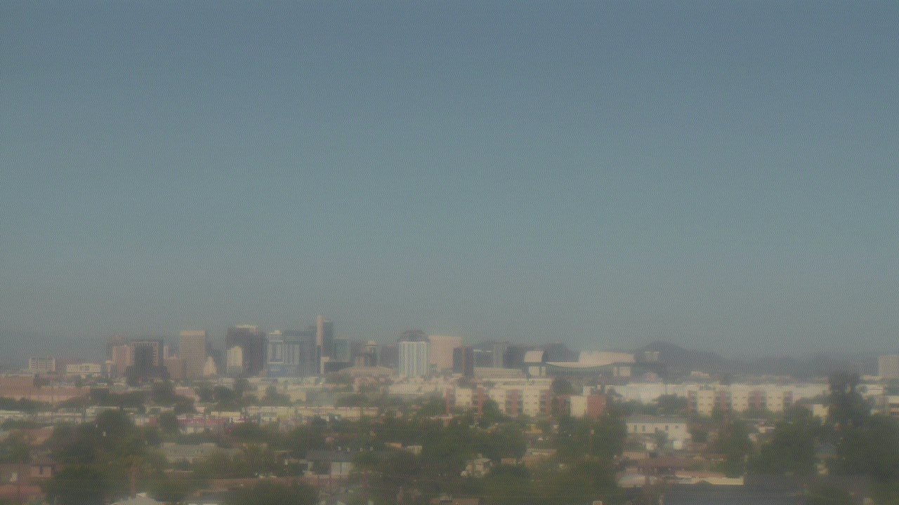 Thumbnail for current weather camera view from South Mountain High School in Phoenix, Arizona