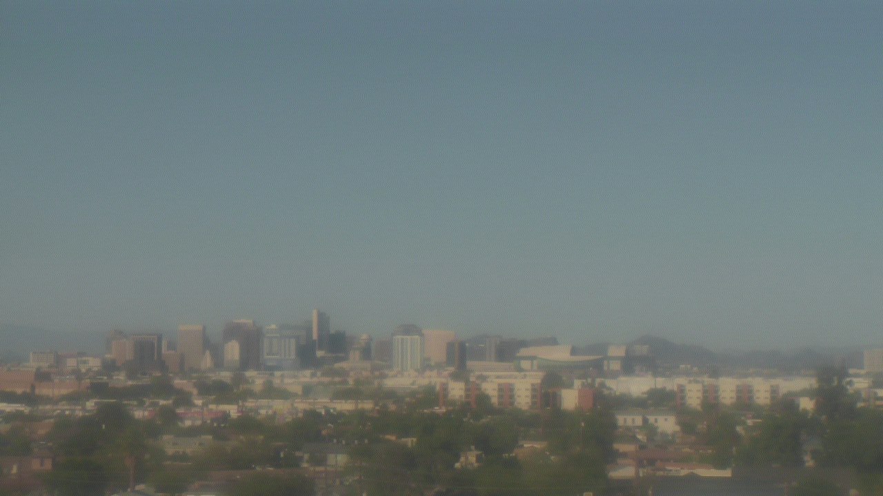 Thumbnail for current weather camera view from South Mountain High School in Phoenix, Arizona