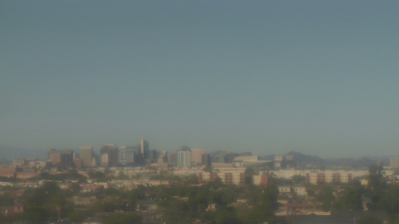 Thumbnail for current weather camera view from South Mountain High School in Phoenix, Arizona