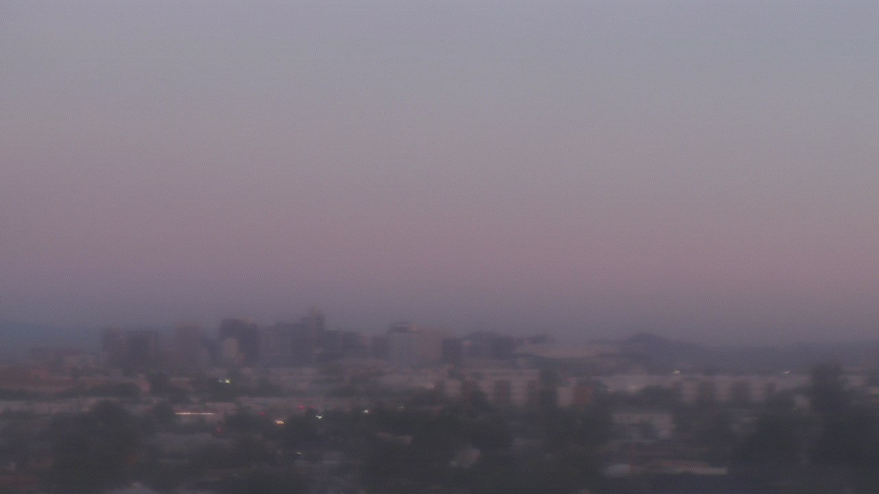 Thumbnail for current weather camera view from South Mountain High School in Phoenix, Arizona