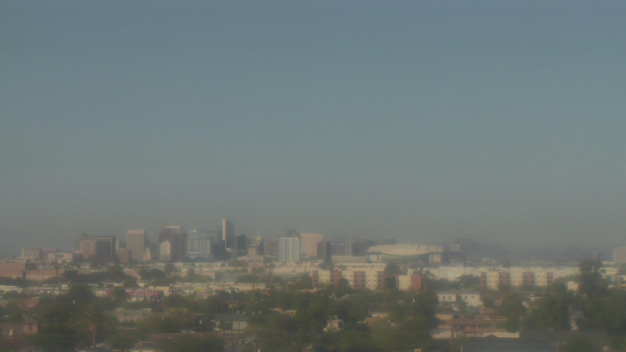 Thumbnail for current weather camera view from South Mountain High School in Phoenix, Arizona