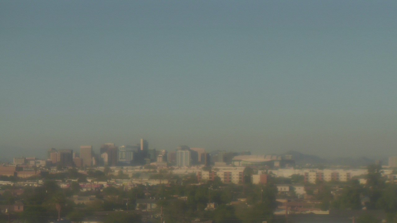 Thumbnail for current weather camera view from South Mountain High School in Phoenix, Arizona