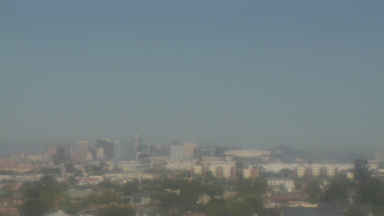 Thumbnail for current weather camera view from South Mountain High School in Phoenix, Arizona