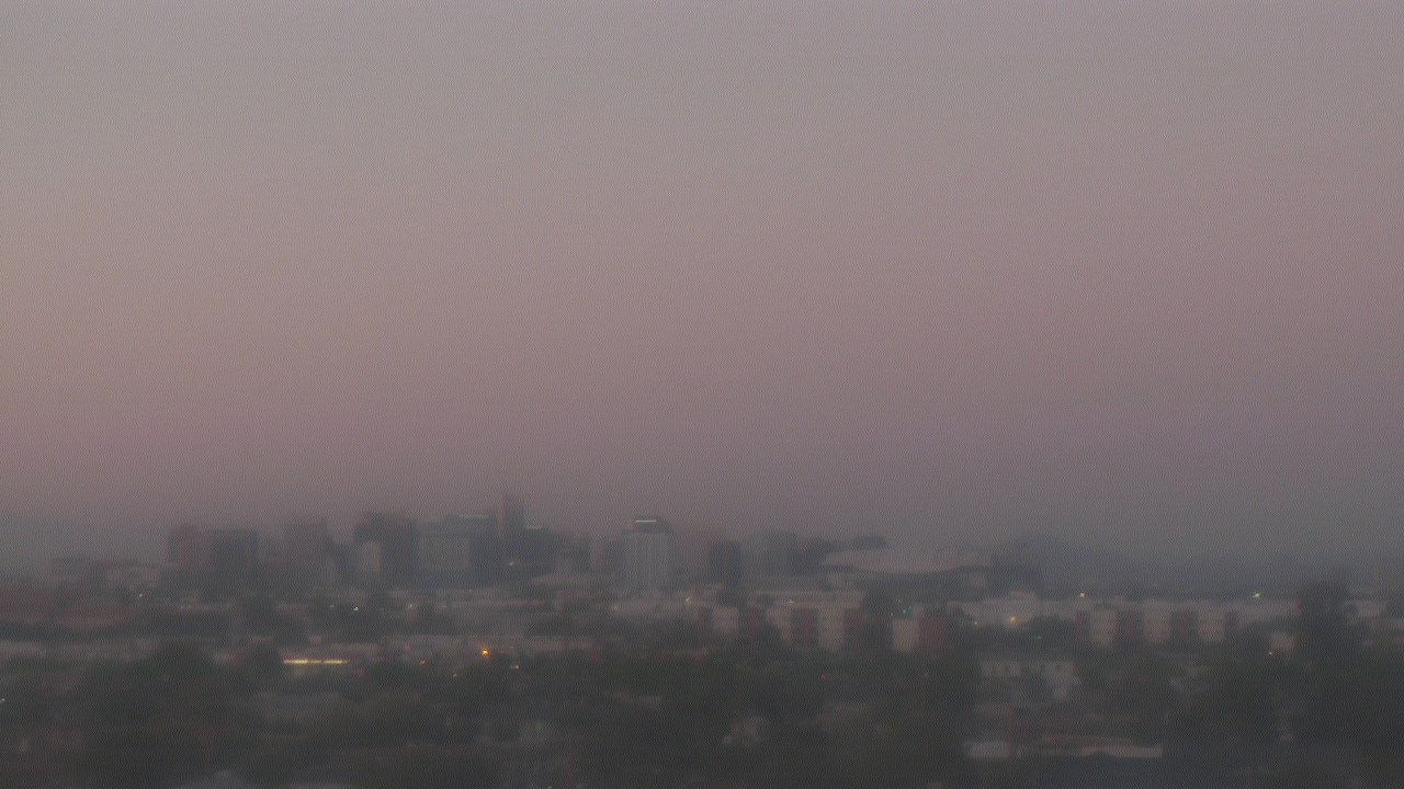 Thumbnail for current weather camera view from South Mountain High School in Phoenix, Arizona