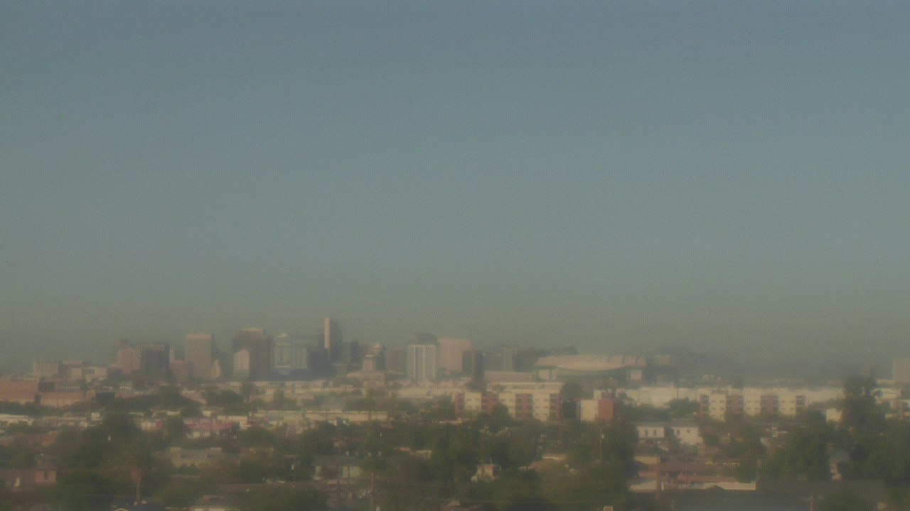 Thumbnail for current weather camera view from South Mountain High School in Phoenix, Arizona