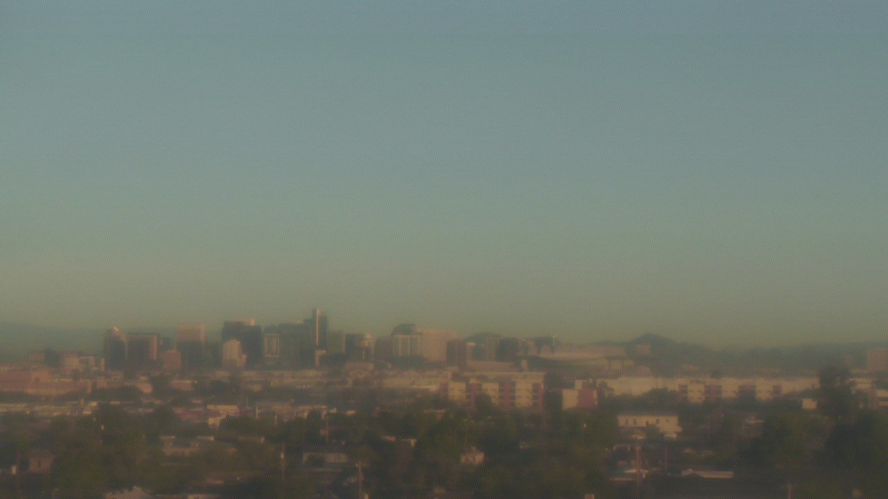 Thumbnail for current weather camera view from South Mountain High School in Phoenix, Arizona