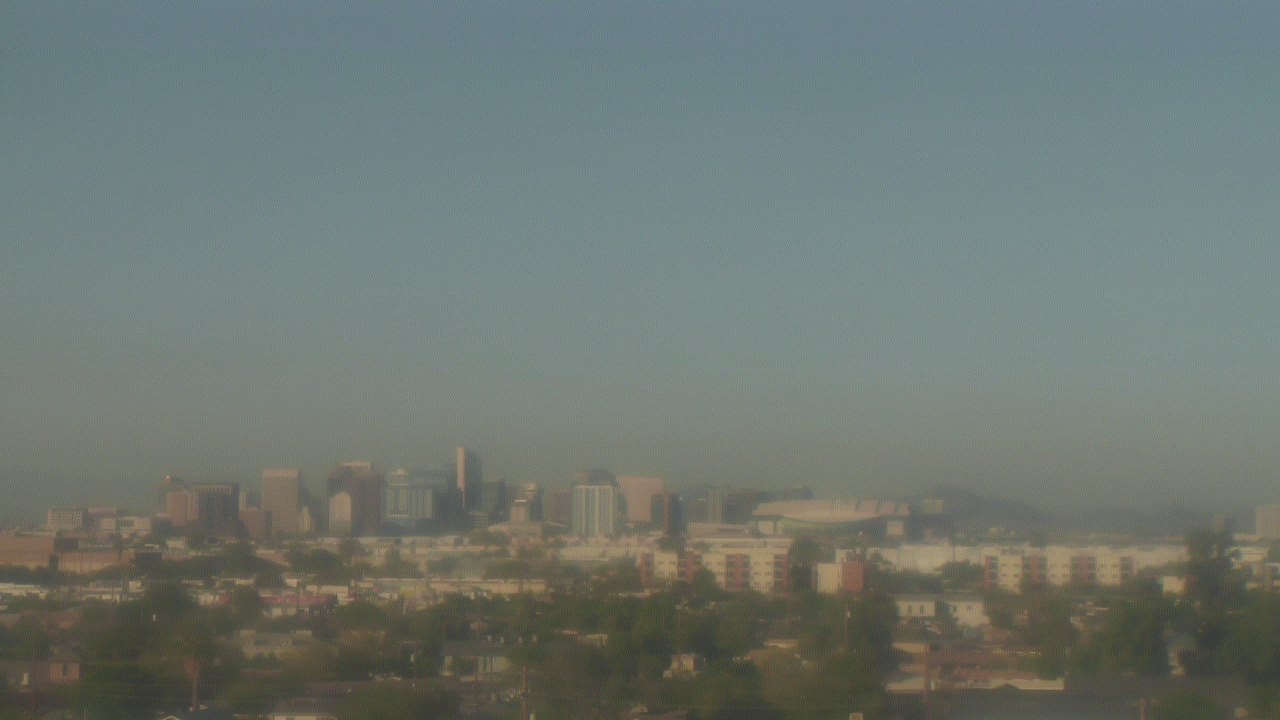 Thumbnail for current weather camera view from South Mountain High School in Phoenix, Arizona