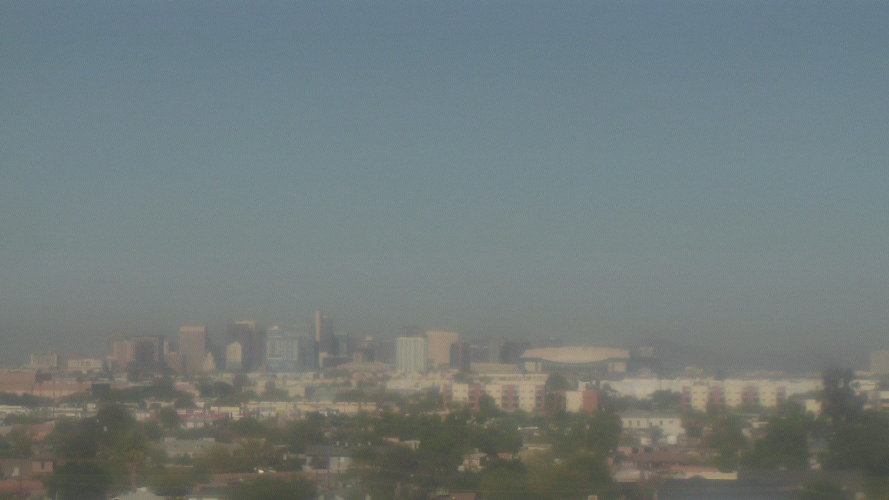 Thumbnail for current weather camera view from South Mountain High School in Phoenix, Arizona