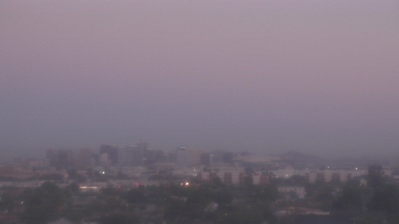 Thumbnail for current weather camera view from South Mountain High School in Phoenix, Arizona