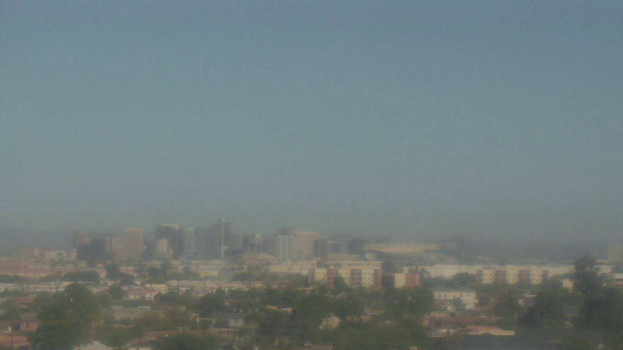 Thumbnail for current weather camera view from South Mountain High School in Phoenix, Arizona