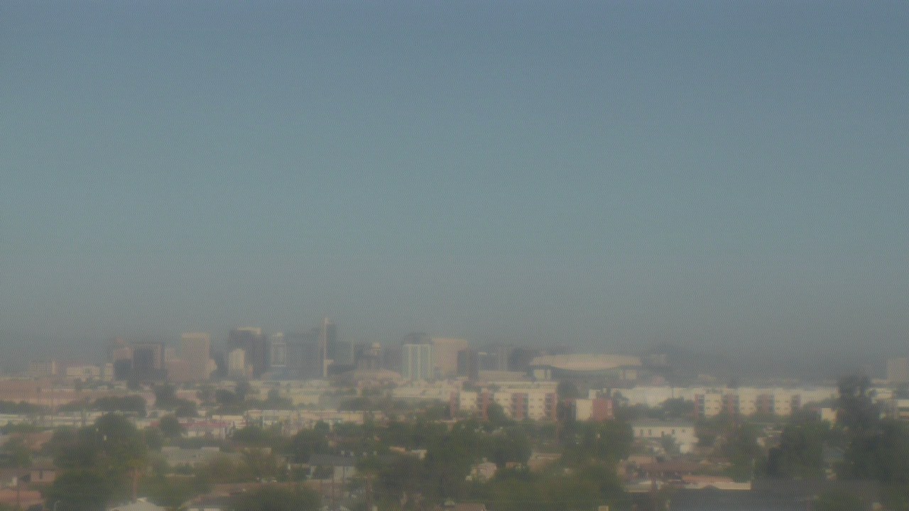 Thumbnail for current weather camera view from South Mountain High School in Phoenix, Arizona